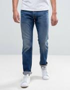 Edwin Ed-71 Shuttle Blue Slim Fit Jeans - Blue