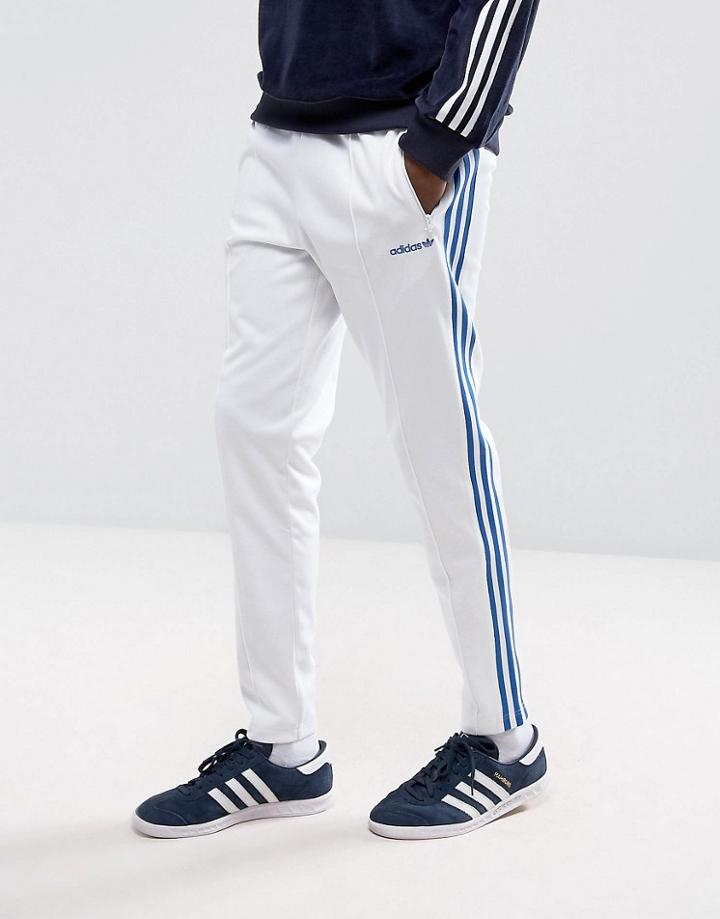 Adidas Originals Osaka Beckenbauer Joggers In White Cv8957 - White