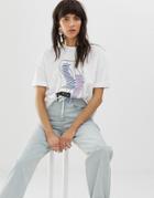 Asos White Graphic Printed T-shirt - White