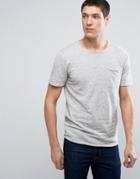 Selected Homme Short Sleeve Knit - Gray