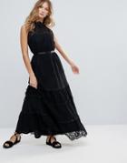 Deby Debo Lucienne Lace Halterneck Dress - Black