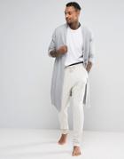 Asos Loungewear Jogger With Double Waistband - Beige