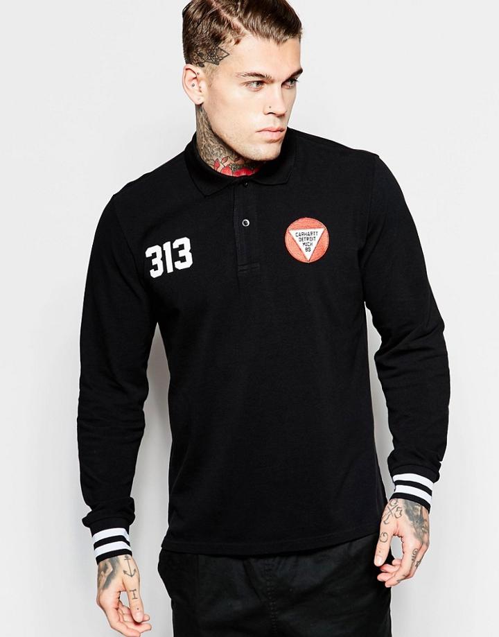 Carhartt Wip York Long Sleeve Polo Shirt