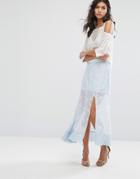 Stevie May Morning Haze Maxi Skirt - Blue