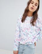 Hollister Oversized Cotton Sweat With Logo - Purple