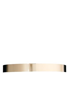 Asos Skinny Full Metal Waist Belt - Gold