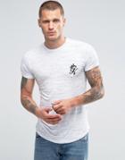 Gym King Logo T-shirt In Muscle Fit - Gray