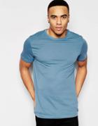 New Look Crew Neck T-shirt In Blue - Blue
