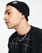 Sergio Tacchini Beanie With Logo In Black