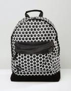 Mi-pac Honeycomb Backpack In Black - Black