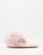 Loungeable Faux Fur Dome Slipper In Tonal Pink