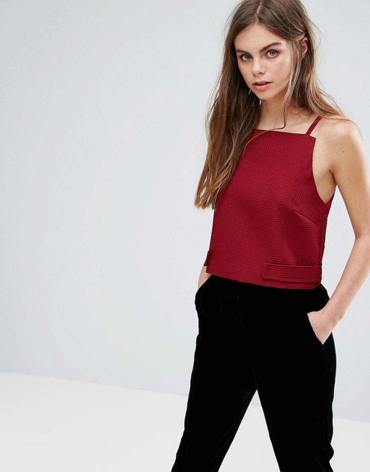 Oeurve Cami Top - Red