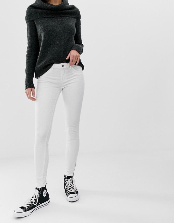 Only Kendell White Skinny Jeans