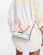Aldo Laisbyyx Cross-body Bag In Multi Pastel Color Block
