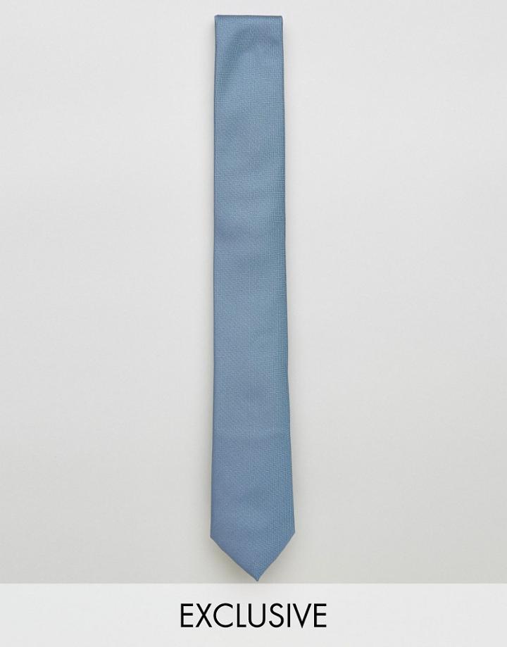 Noose & Monkey Poly Blade Tie - Blue