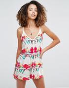 Isla Beneath Blossom Romper - White