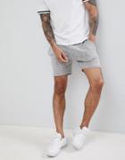 Boohooman Shorts With Tie Dye In Gray - Gray