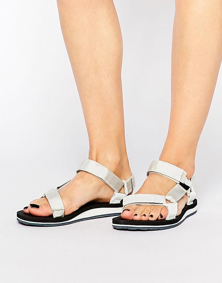 Teva Original Universal Flat Sandals - White