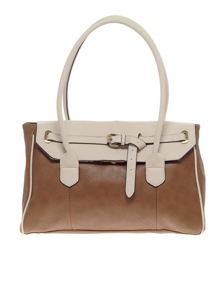 Oasis Belted Color Block Bag - Multi