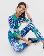 Asos 4505 Legging In Cutabout Animal Print - Multi