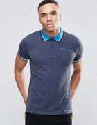 Jack & Jones Twin Tip Polo - Navy