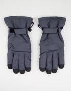 Asos 4505 Ski Gloves In Gray-grey