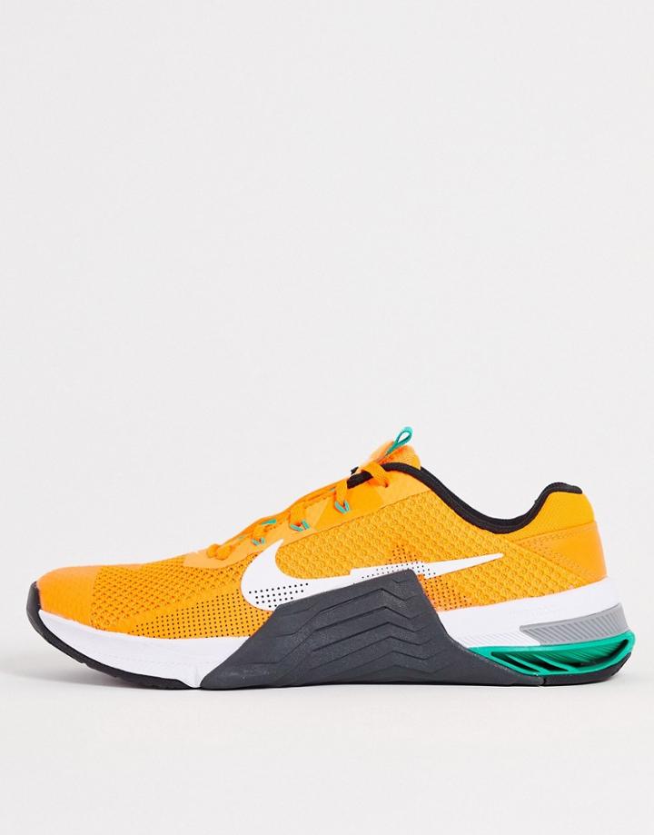 Nike Training Metcon 7 Sneakers In Total Orange