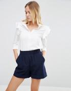 Alter Frill Detail Shirt - Cream