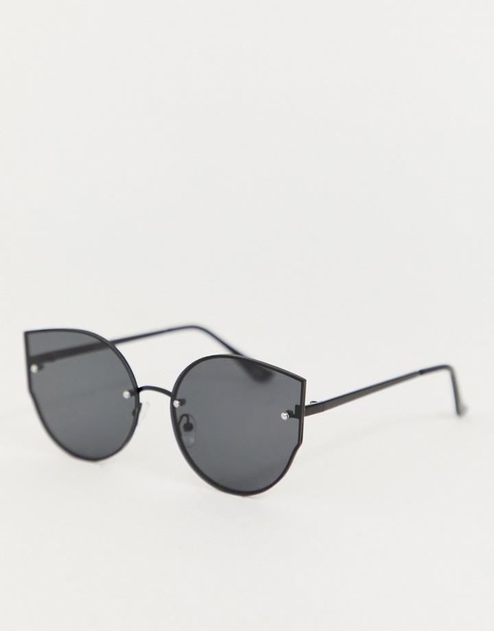 Jeepers Peepers Cat Eye Sunglasses In Black