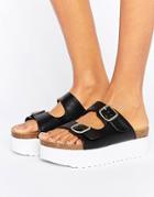 Kg Bettie Flatform Sandal - Black