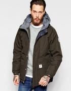 Fat Moose Innercity Parka With Lining - Anthracite