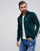Rose London Track Jacket In Green - Green