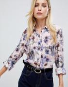 Vila Floral Classic Shirt - Multi