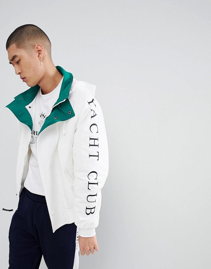 Diamond Supply Challenger Jacket In White - White