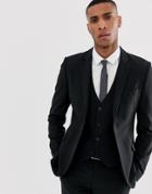 Asos Design Super Skinny Suit Jacket In Black - Black
