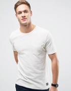Jack & Jones Vintage T-shirt With Rivet Pocket - White