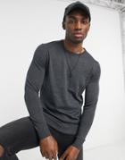 Selected Homme New Merino Crew Neck Sweater-grey