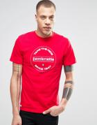 Lambretta Logo Crew Neck T-shirt - Red