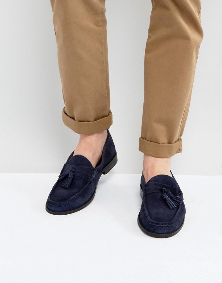 Ben Sherman Loco Tassel Loafers - Blue