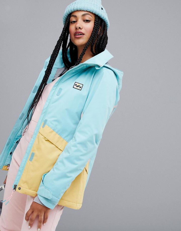 Billabong Kayla Ski Jacket In Blue