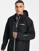 Adidas Terrex Gore-tex Paclite Rain Jacket In Black