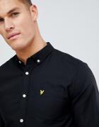 Lyle & Scott Buttondown Shirt In Black - Black