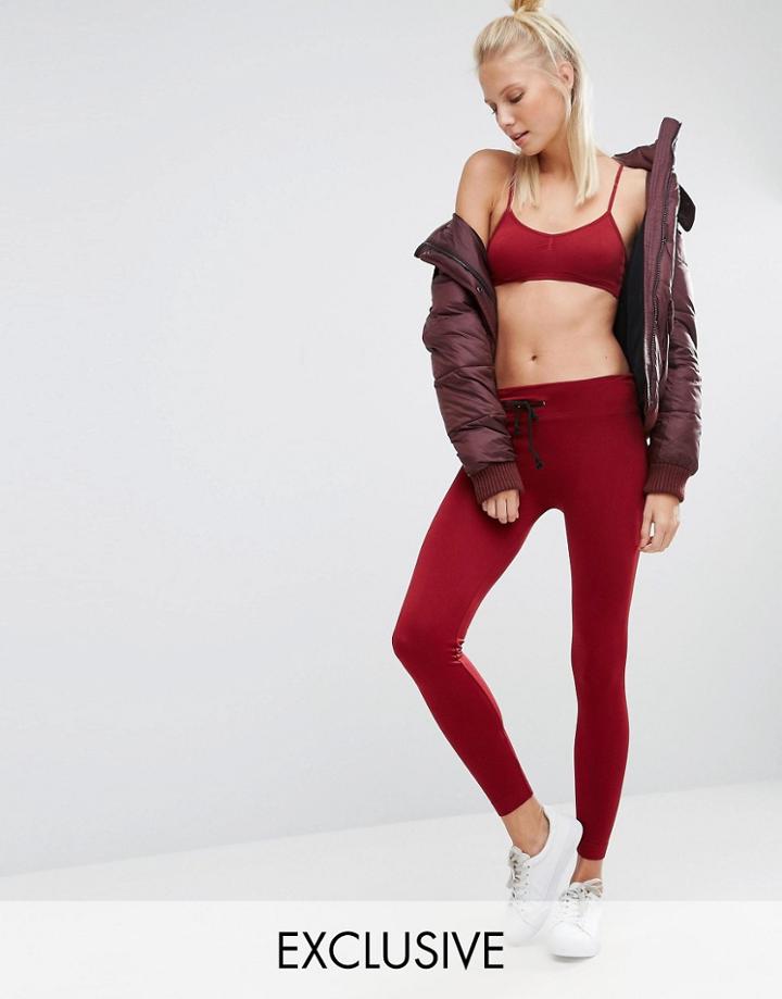 South Beach Seamless Leggings - Red