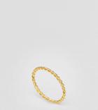Ottoman Hands Gold Plated Twisted Ring - Gold