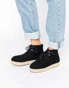 Asos Jopette Chunky Espadrille Boots - Black