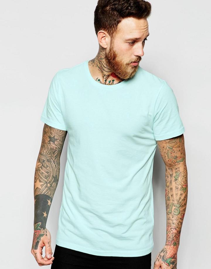 Dr Denim Patrick Lightweight T-shirt Light Mint - Light Mint