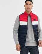 Jack & Jones Essentials Vest With Stand Collar-red