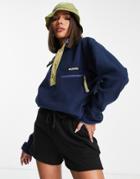 Columbia Helvetia Half Snap Fleece In Navy