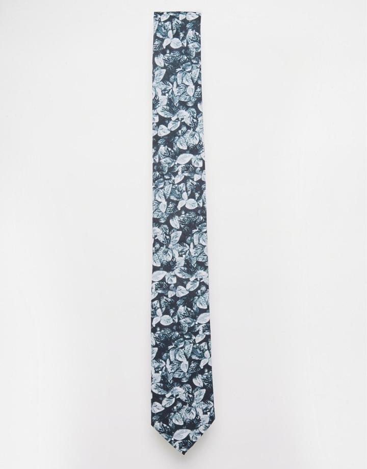 Noose & Monkey Printed Tie - Black