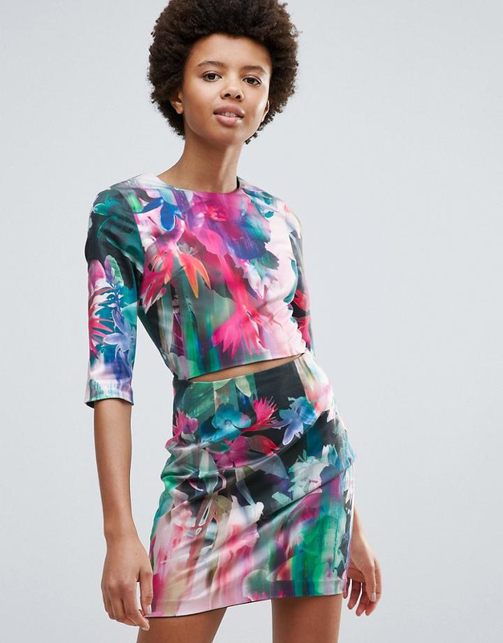 Talulah New Beauty Printed Bodycon Dress - Multi